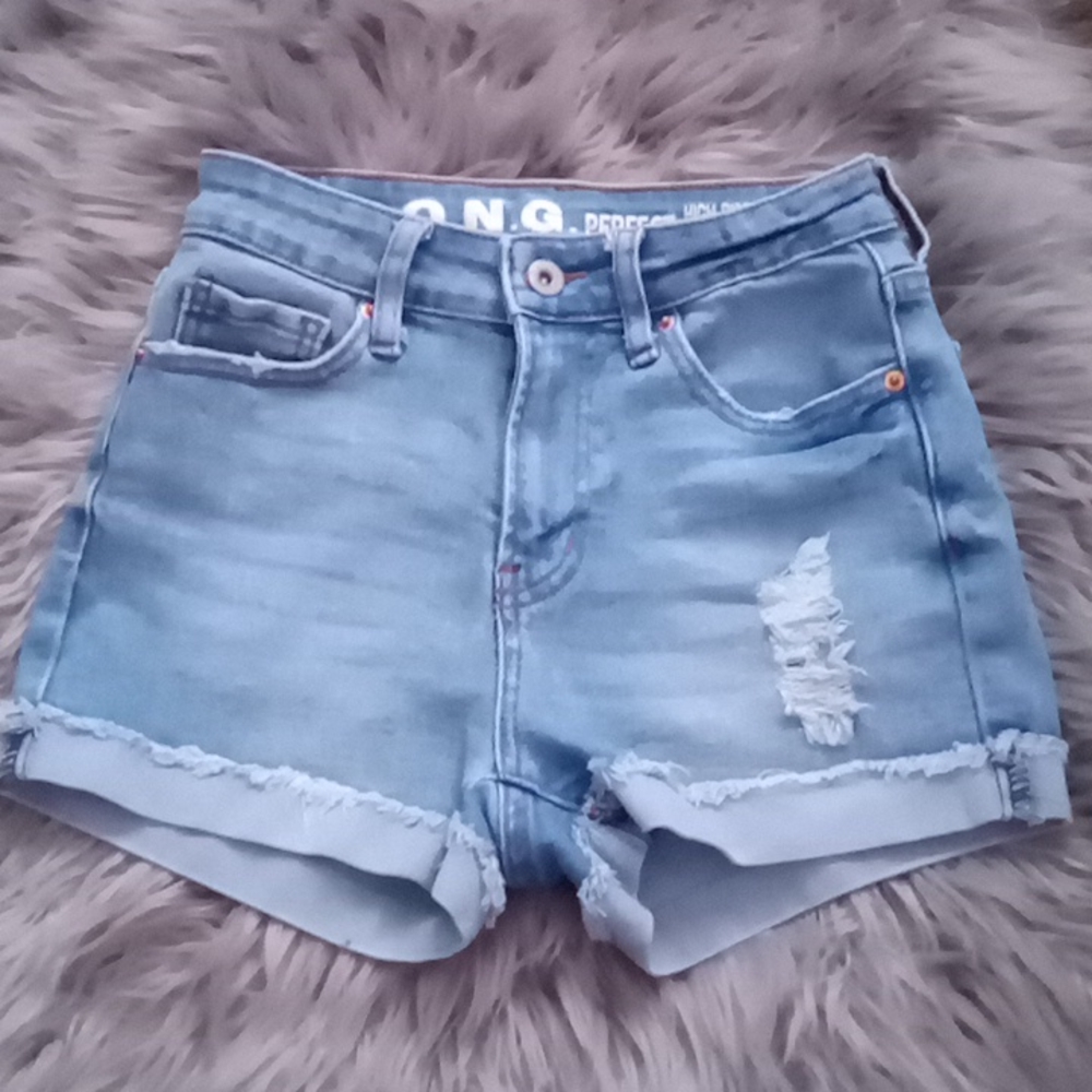 High rise shorts